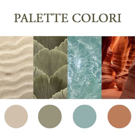Palette di colori disponibili per l'illuminazione ambientale