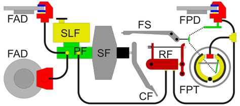 Diagramma impianto frenante auto