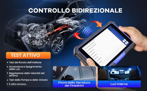 Interfaccia di uno strumento diagnostico per la calibrazione del sensore angolo sterzo