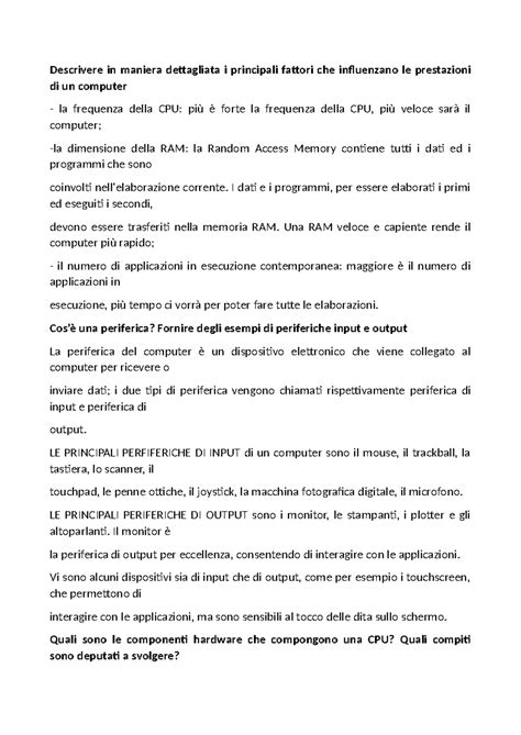 Infografica: Fattori che influenzano le prestazioni di un'auto