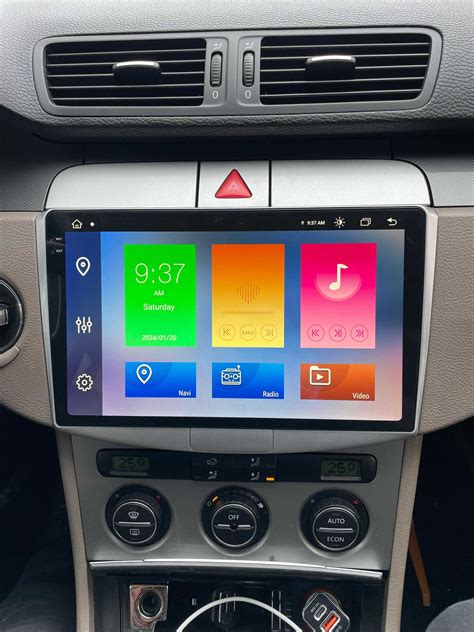 Cruscotto Volkswagen Passat B6 con sistema Android installato