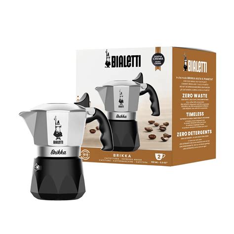 Bialetti New Brikka 2023 con crema