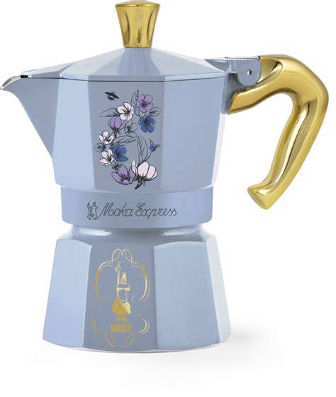 Bialetti Moka Express Bridgerton decorata