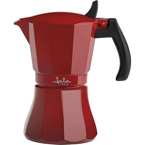 Jata caffettiera induzione rossa grande capacità