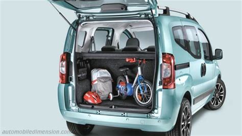 Configurazione bagagliaio Fiat Qubo con sedili ribaltati