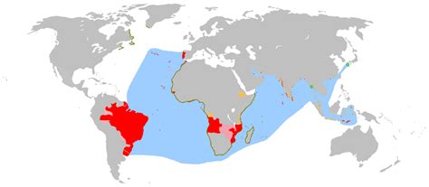 Carta atemporale dell'Impero Portoghese (1415-1999)