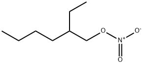 Chemical structure of 2-ethylhexyl nitrate