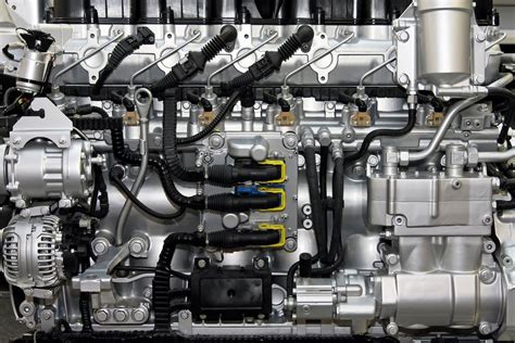 Motore diesel moderno con sistema Common Rail