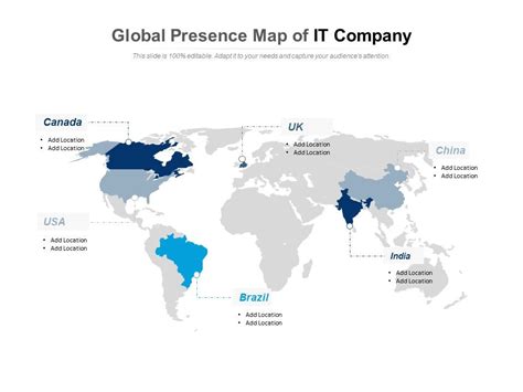 Geely's global presence map