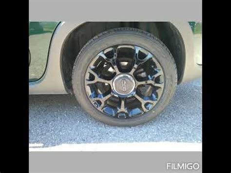 Esempio di Fiat 500L con cerchi personalizzati