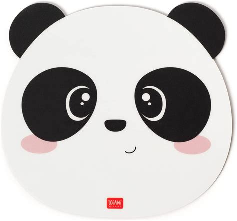 Tappetino per mouse a tema panda con base antiscivolo