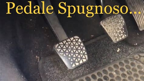 pedale frizione spugnoso