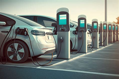 Electric car charging station