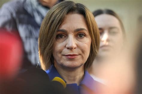Maia Sandu durante un incontro istituzionale europeo