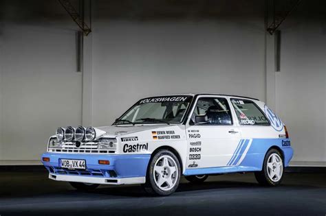 Dettaglio logo G60 su Volkswagen Golf II Rallye