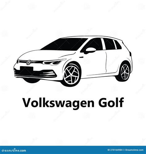 Volkswagen Golf silhouette anteprima