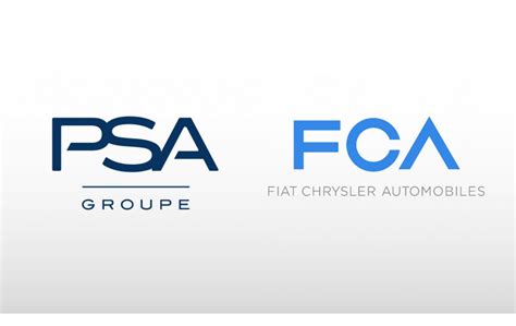 Infografica comparativa FCA vs PSA prima della fusione