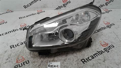 Design del fanale anteriore Qashqai