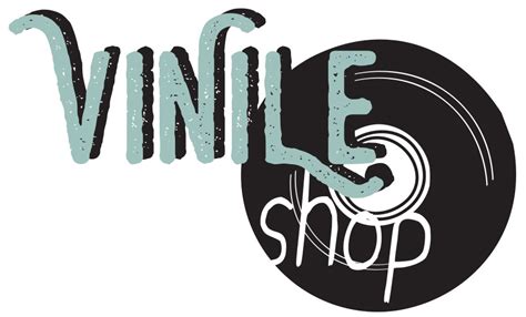 Vinile con logo di casa discografica vintage