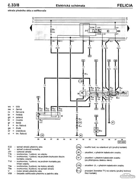 Schema relè Skoda Felicia