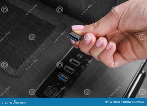 USB drive plugged into a BMW car's USB port