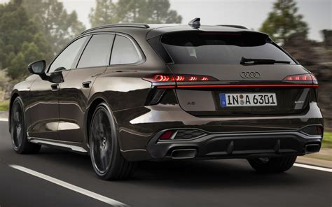Audi A6 Avant vista posteriore