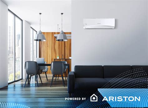 Design moderno di un climatizzatore Ariston Prios