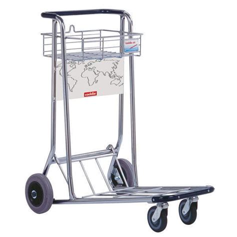 Carrello portabagagli in un aeroporto
