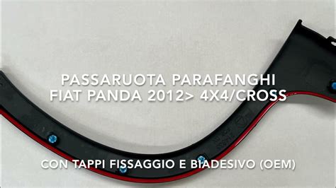 schema tecnico posizionamento paraschizzi su passaruota Fiat Panda