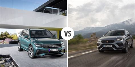 Confronto dimensionale tra Cupra Ateca e VW Tiguan