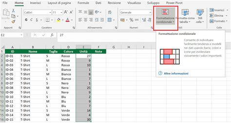 Screenshot della finestra di dialogo Formattazione Condizionale in Access