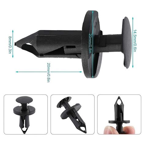 Clip di fissaggio paraurti auto