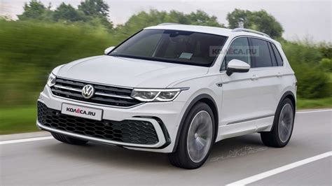 Frontale della Nuova Volkswagen Tiguan R-Line