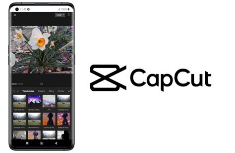 Icone dell'app CapCut su uno smartphone