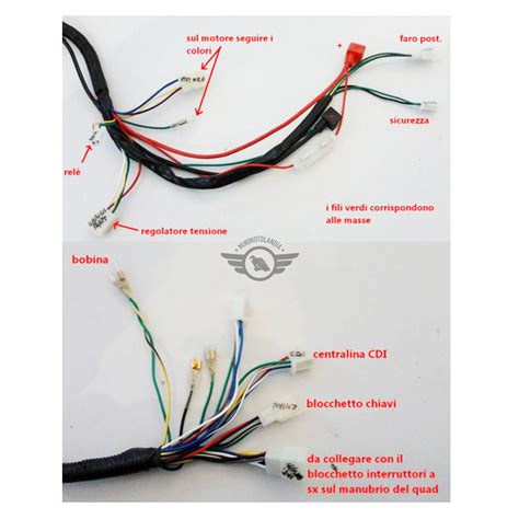 cablaggio elettrico moto riparazione