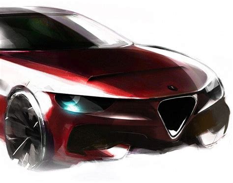 Schizzi di prototipi Alfa Romeo