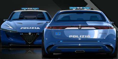 Alfa Romeo Giulia della Polizia