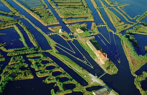 Vista aerea del Delta del Po