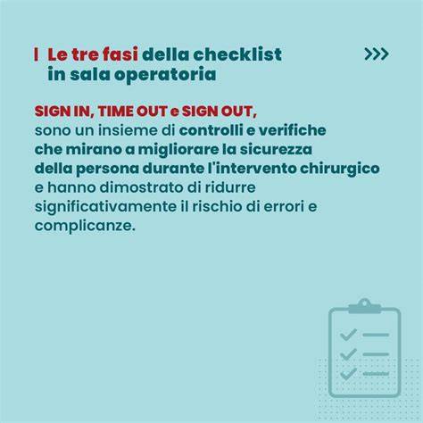 Diagramma che illustra le tre fasi della checklist SUVA