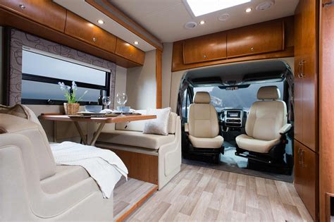 Interni di un moderno camper van