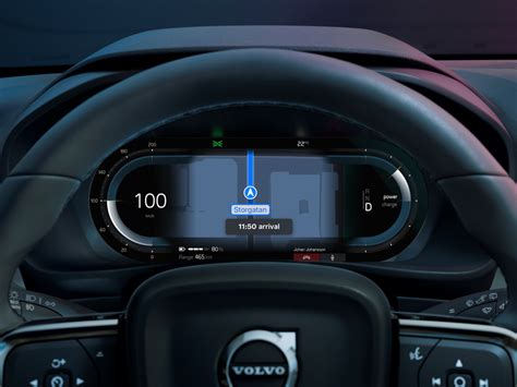 Display centrale Volvo con opzioni di aggiornamento
