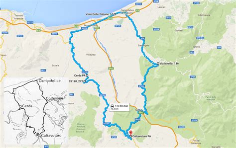 Percorso del Piccolo Circuito delle Madonie
