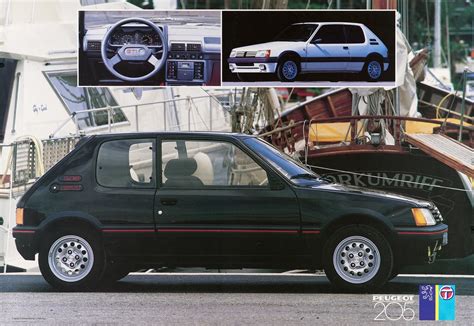 Diagramma di un motore Peugeot 205 GTi modificato