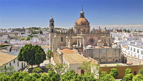 Vista panoramica di Jerez de la Frontera con le sue cantine