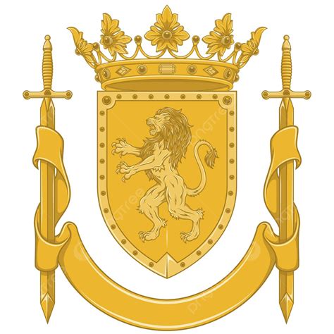 Araldo medievale con stemma