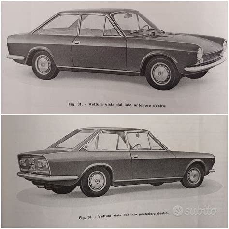 Ristampa di un manuale tecnico Fiat 124 Sport Coupé