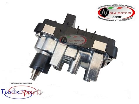 Schema di un attuatore elettronico per wastegate