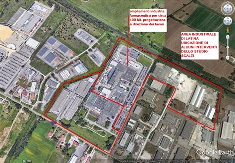 Mappa della zona industriale A.S.I. Marcianise