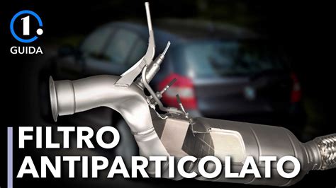 Particolato fine intrappolato in un filtro antiparticolato