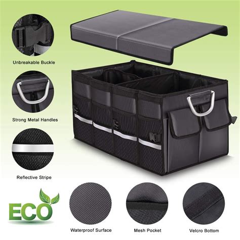 Organizer universale per bagagliaio in un 4x4